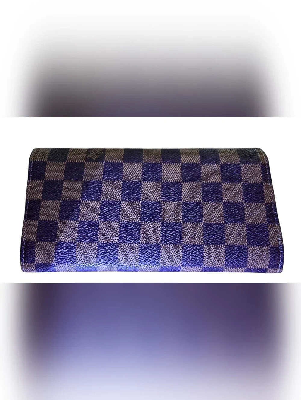 Fashion Check Canvas Wallet